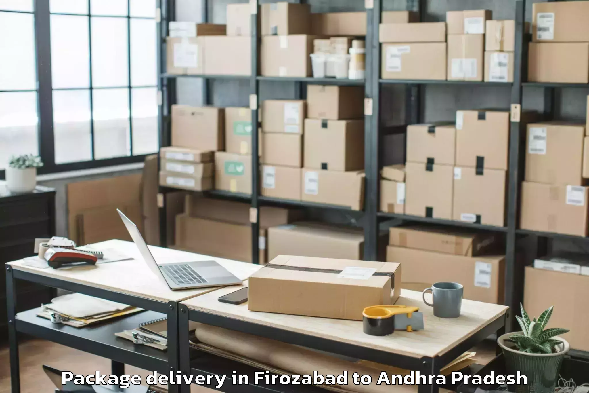 Reliable Firozabad to Kanaganapalle Package Delivery